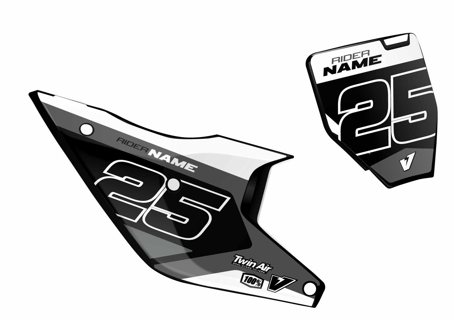V1 Number Plate SERIES for Husqvarna