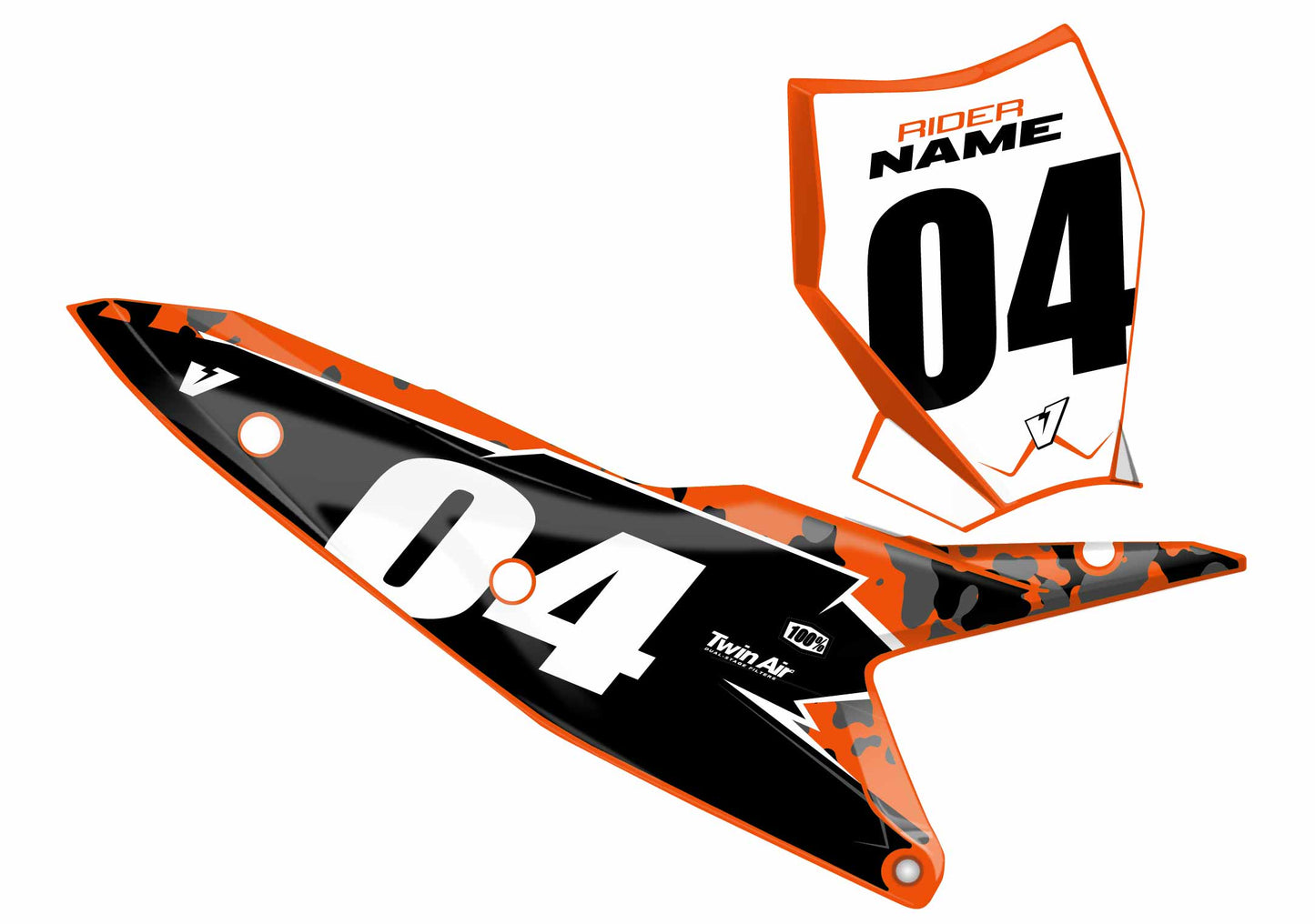 V2 Number Plate SERIES for KTM
