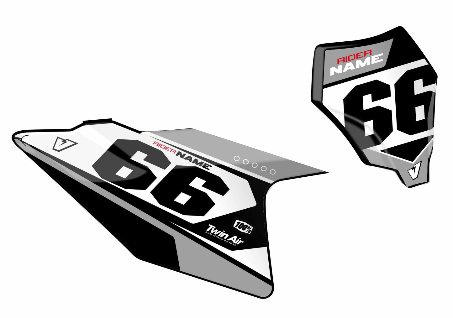 V3 Number Plate SERIES for GasGas