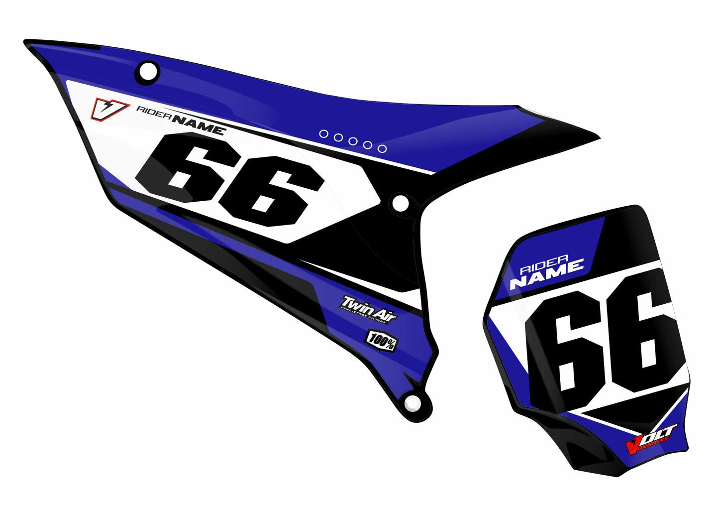 V3 Number Plate SERIES for Yamaha