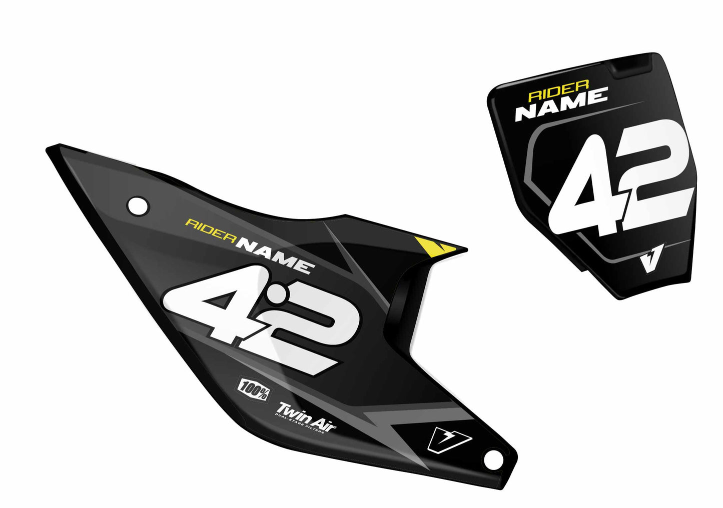 V4 Number Plate SERIES for Husqvarna