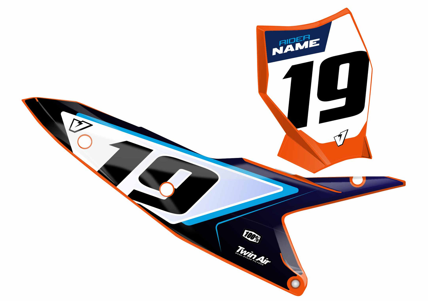 V5 Number Plate SERIES for KTM