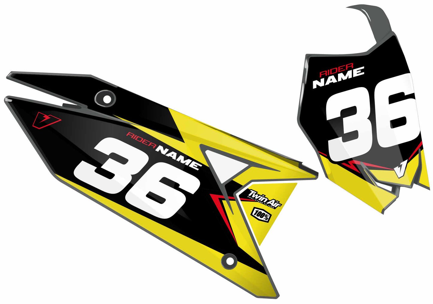 V6 Number Plate SERIES for Suzuki