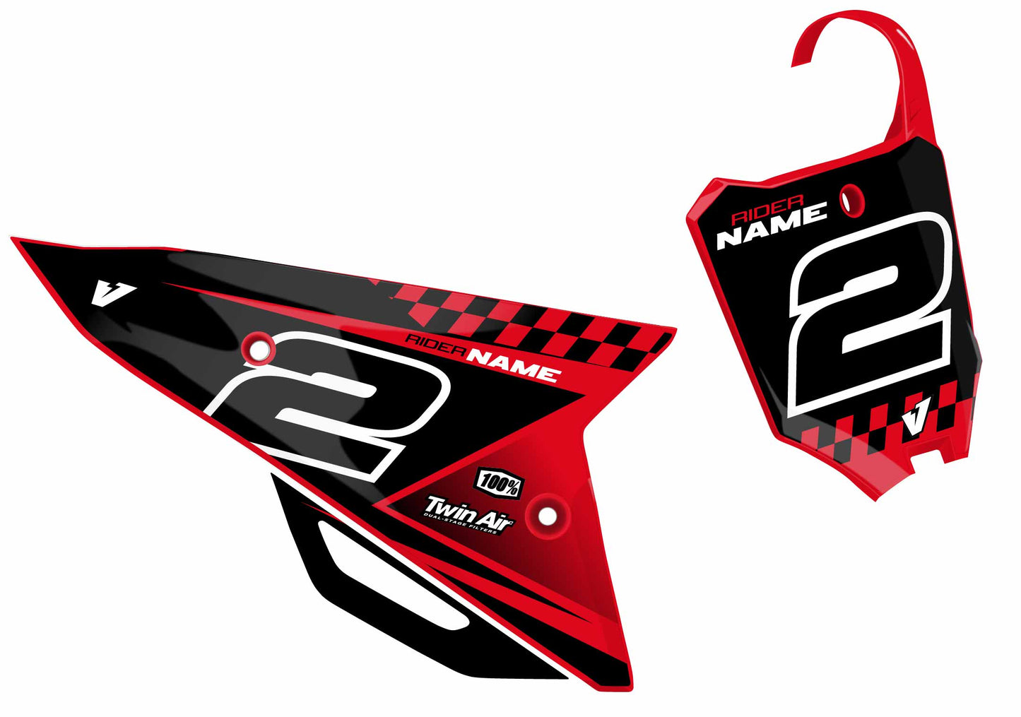 V8 Number Plate SERIES for Honda