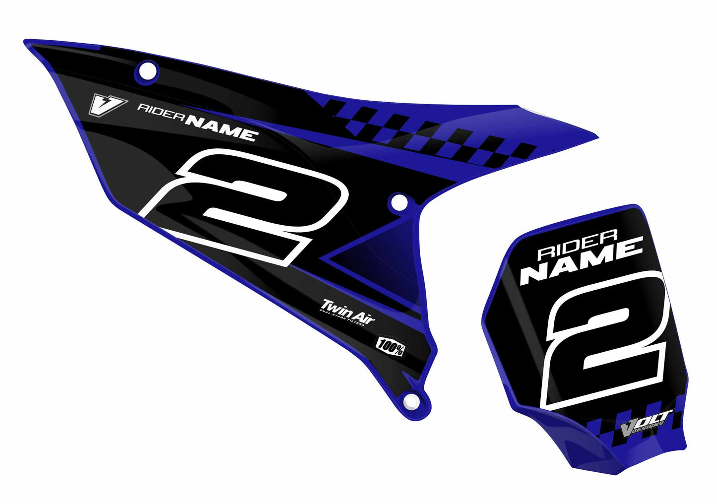 V8 Number Plate SERIES for Yamaha