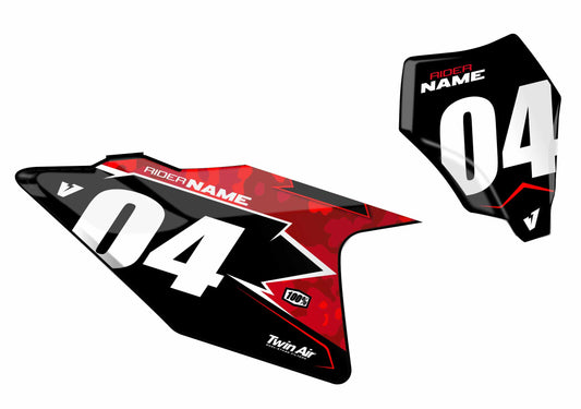 V2 Number Plate SERIES for GasGas