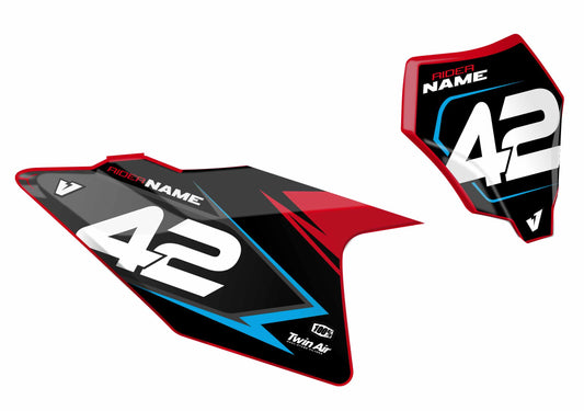 V4 Number Plate SERIES for GasGas