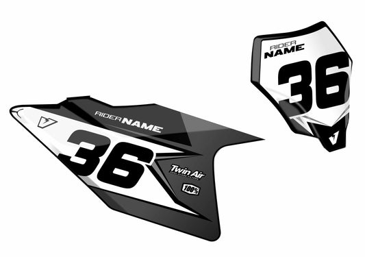 V6 Number Plate SERIES for GasGas