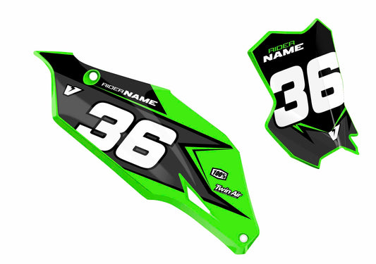V6 Number Plate SERIES for Kawasaki