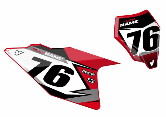 V7 Number Plate SERIES for GasGas