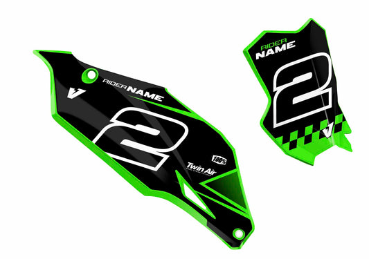 V8 Number Plate SERIES for Kawasaki