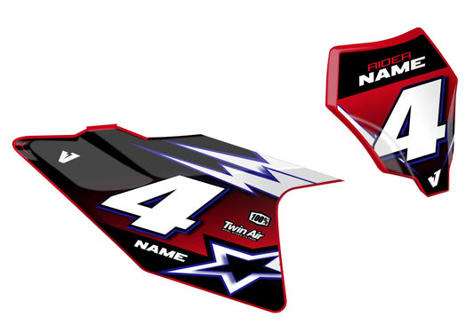 V9 Number Plate SERIES for GasGas